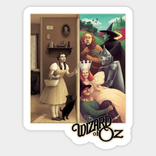 The Other Side Of Oz Sticker by Specialstace83